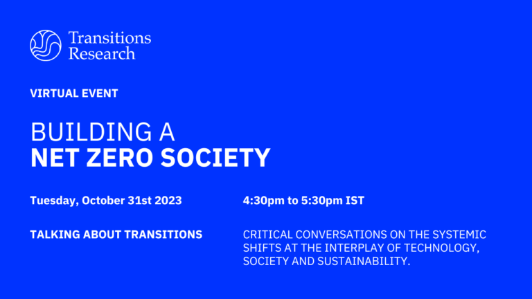 Building a Net Zero Scoiety